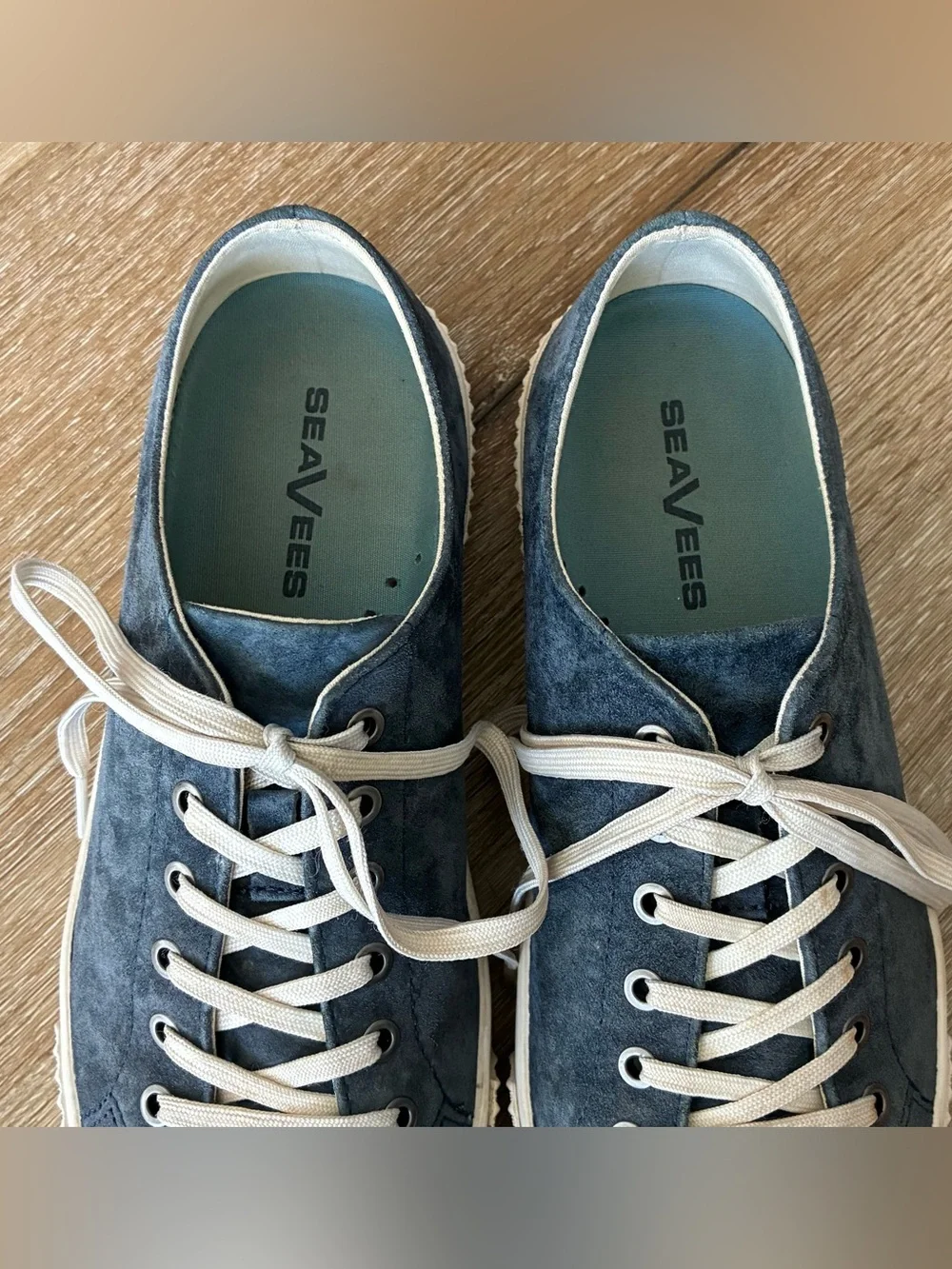 SeaVees Darby Suede Sneakers Navy Blue Women’s US 8.5 UK 6.5 EU 39.5